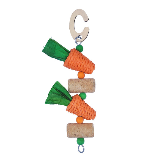 Carrot & Cork Jingle Toy